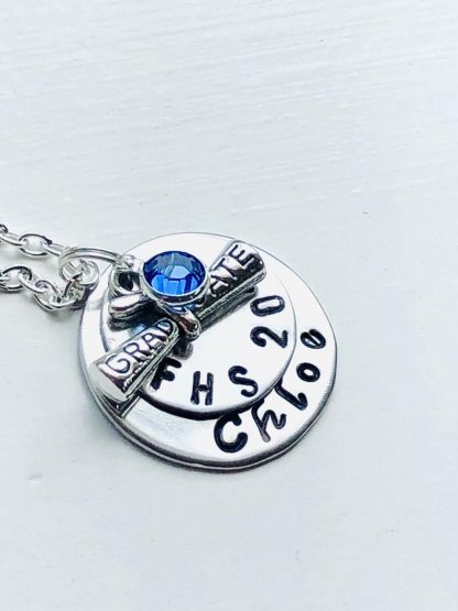 Graduation necklace, Graduate gift, Personalized Graduation jewelry